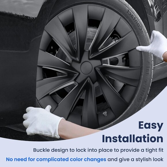 Wheel Covers 20" Juniper Helix 2.0 2025 2026 Matte Compatible with Tesla Model Y - Picture 3 of 7